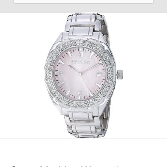 steve madden silver watch